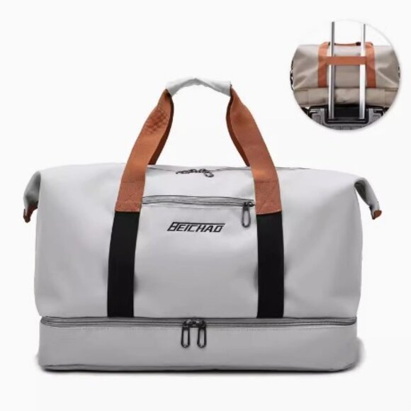 NEW! Duffle Bag Travel Handbag Gym Bag Weekender Carry On Overnight Bag - Picture 2 of 10